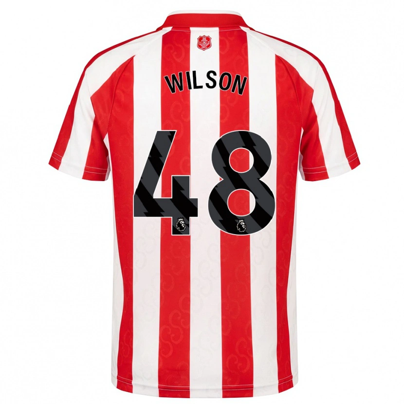 Danxen Kvinnor Callum Wilson #48 Röd Vit Svart Hemmatröja Matchtröjor 2026/27 Tröjor T-Tröja