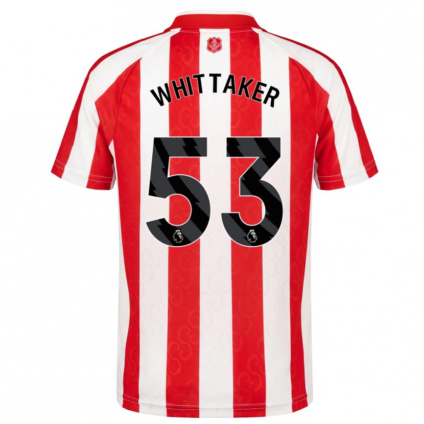 Danxen Kvinnor Jack Whittaker #53 Röd Vit Svart Hemmatröja Matchtröjor 2026/27 Tröjor T-Tröja