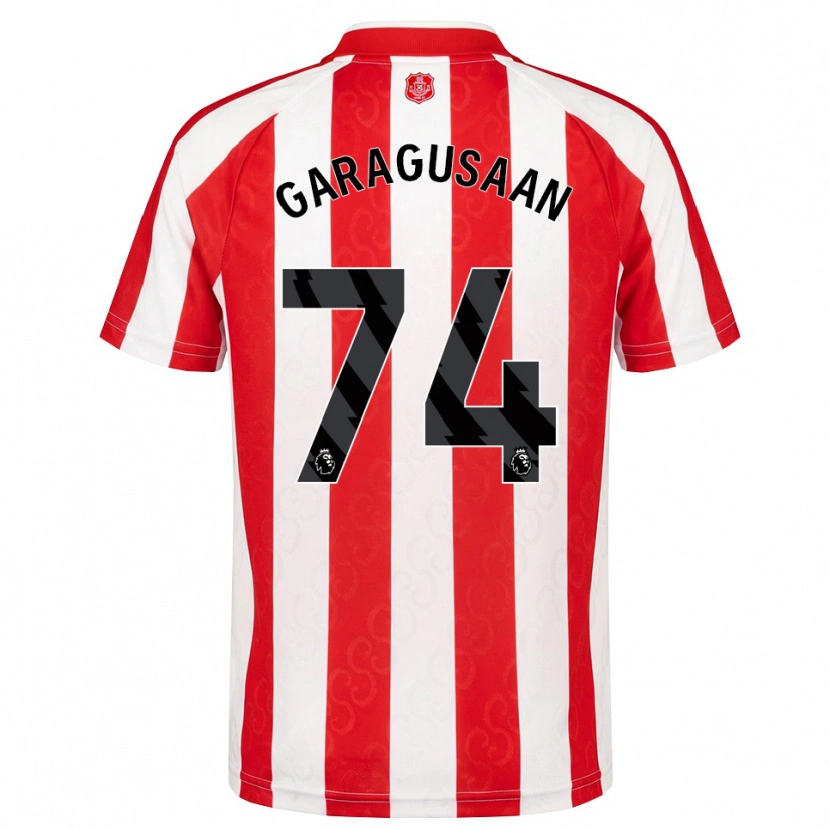 Danxen Kvinnor Finn Geragusyan #74 Röd Vit Svart Hemmatröja Matchtröjor 2026/27 Tröjor T-Tröja