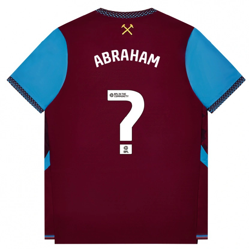 Danxen Kvinnor Dondre Abraham #0 Vinröd Kornblå Hemmatröja Matchtröjor 2026/27 Tröjor T-Tröja