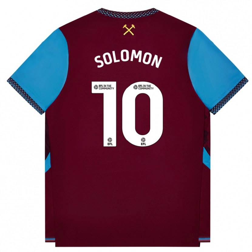 Danxen Kvinnor Manor Solomon #10 Vinröd Kornblå Hemmatröja Matchtröjor 2026/27 Tröjor T-Tröja
