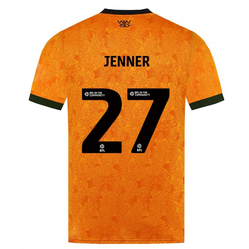 Danxen Kvinnor Abbi Jenner #27 Orange Svart Hemmatröja Matchtröjor 2026/27 Tröjor T-Tröja