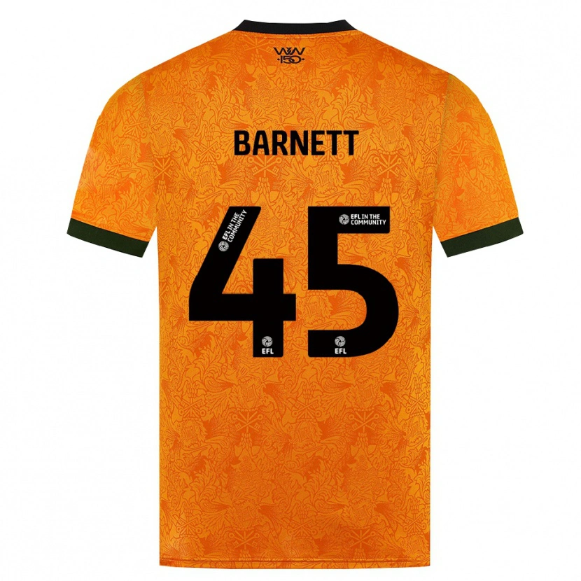 Danxen Kvinnor Ty Barnett #45 Orange Svart Hemmatröja Matchtröjor 2026/27 Tröjor T-Tröja