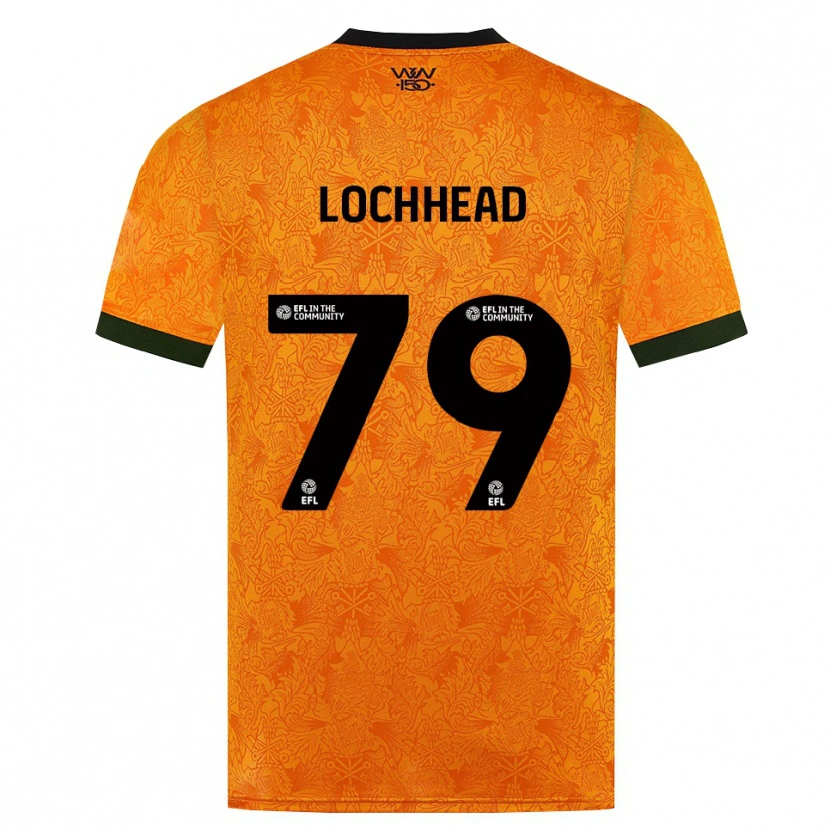Danxen Kvinnor Sebastian Lochhead #79 Orange Svart Hemmatröja Matchtröjor 2026/27 Tröjor T-Tröja