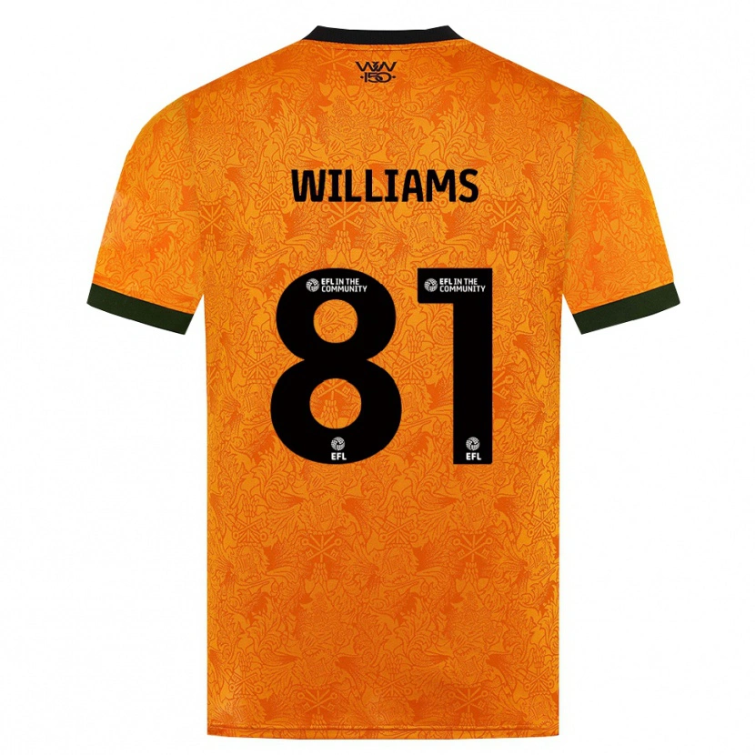 Danxen Kvinnor Ashton Williams #81 Orange Svart Hemmatröja Matchtröjor 2026/27 Tröjor T-Tröja