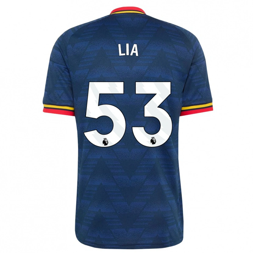 Danxen Kvinnor Vivienne Lia #53 Midnattsblå Gul Röd Bortatröja Matchtröjor 2026/27 Tröjor T-Tröja