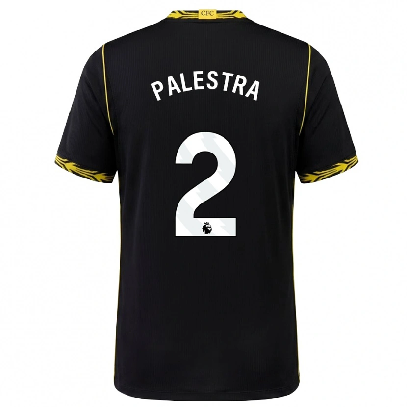 Danxen Kvinnor Marco Palestra #2 Svart Gul Bortatröja Matchtröjor 2026/27 Tröjor T-Tröja