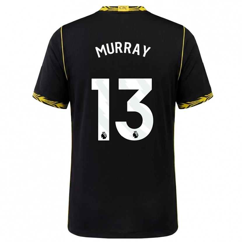 Danxen Kvinnor Jake Murray #13 Svart Gul Bortatröja Matchtröjor 2026/27 Tröjor T-Tröja