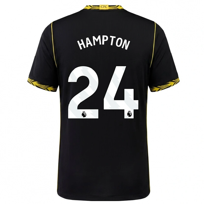 Danxen Kvinnor Hannah Hampton #24 Svart Gul Bortatröja Matchtröjor 2026/27 Tröjor T-Tröja