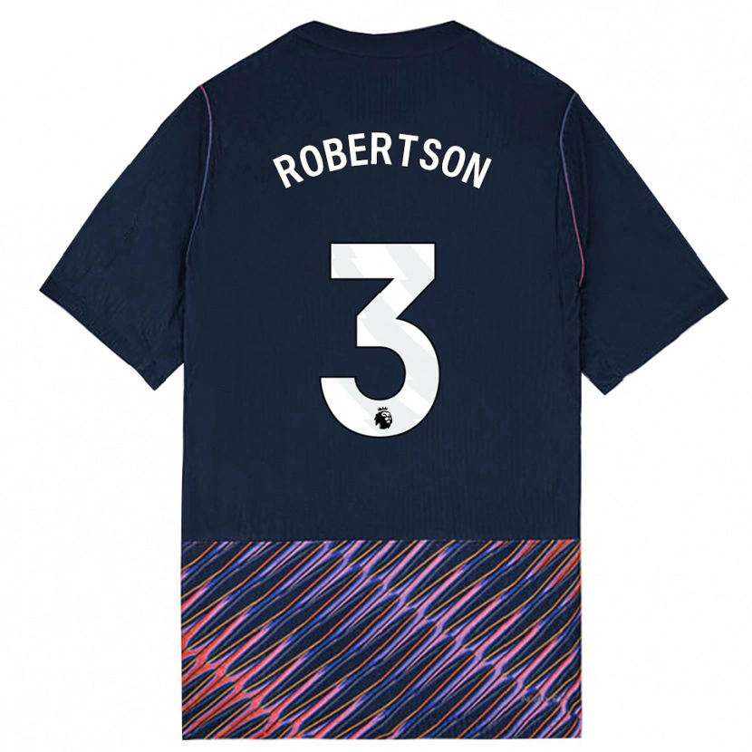 Danxen Kvinnor Andrew Robertson #3 Kungligblå Vit Bortatröja Matchtröjor 2026/27 Tröjor T-Tröja