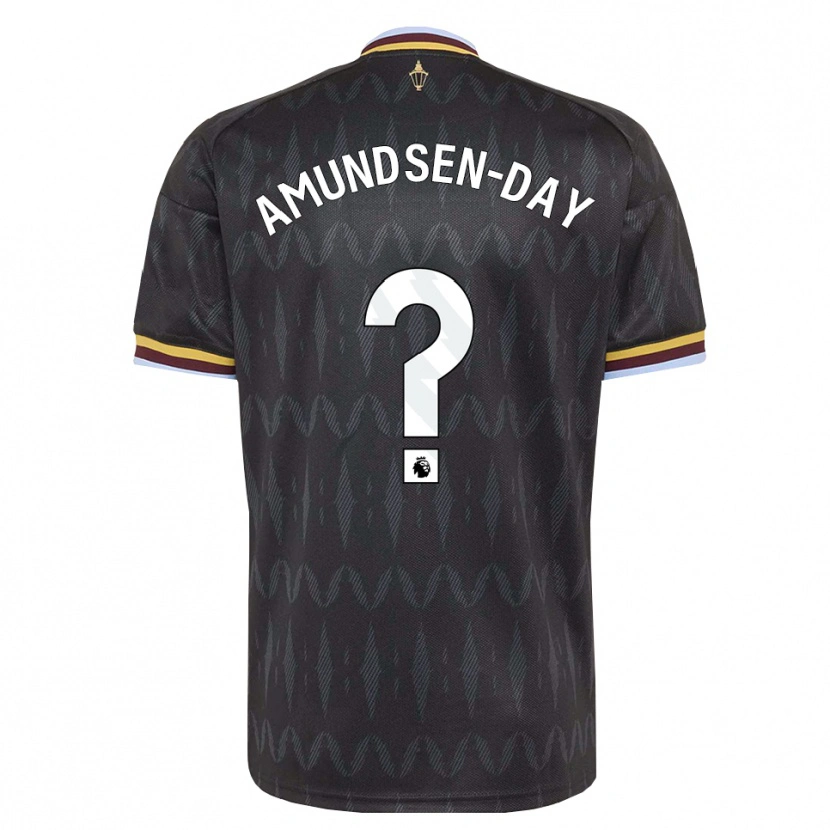 Danxen Kvinnor Ethan Amundsen-Day #0 Kornblå Svart Gul Bortatröja Matchtröjor 2026/27 Tröjor T-Tröja