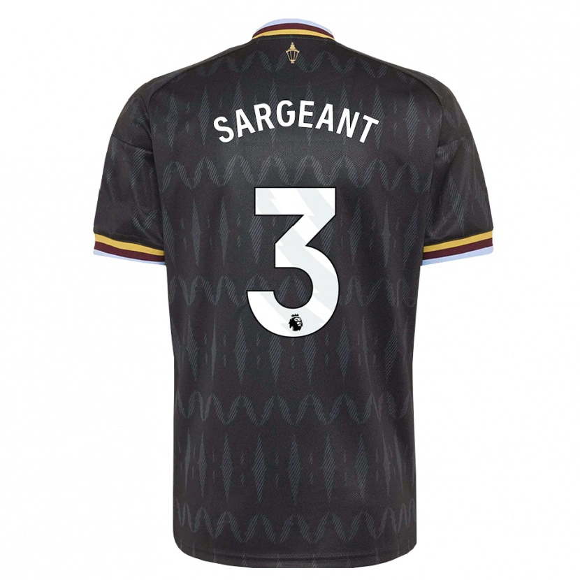 Danxen Kvinnor Meaghan Sargeant #3 Kornblå Svart Gul Bortatröja Matchtröjor 2026/27 Tröjor T-Tröja