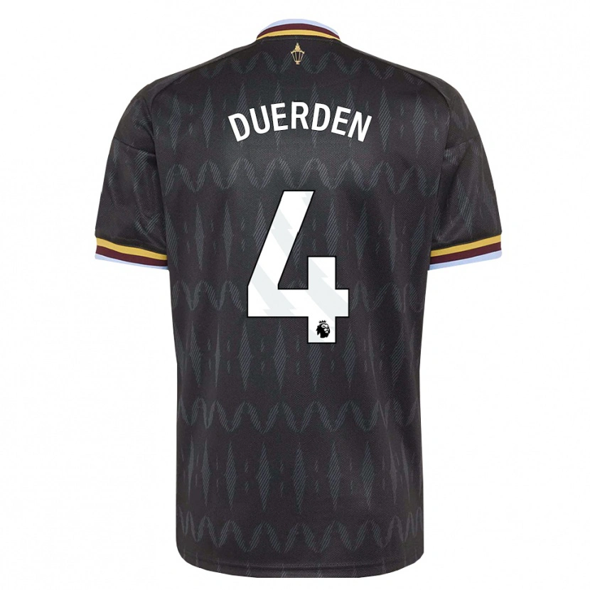 Danxen Kvinnor Archie Duerden #4 Kornblå Svart Gul Bortatröja Matchtröjor 2026/27 Tröjor T-Tröja