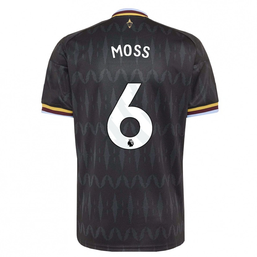 Danxen Kvinnor Lennon Moss #6 Kornblå Svart Gul Bortatröja Matchtröjor 2026/27 Tröjor T-Tröja