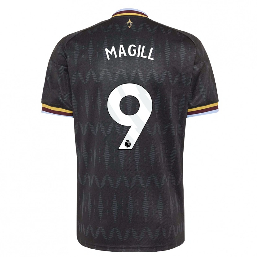 Danxen Kvinnor Simone Magill #9 Kornblå Svart Gul Bortatröja Matchtröjor 2026/27 Tröjor T-Tröja