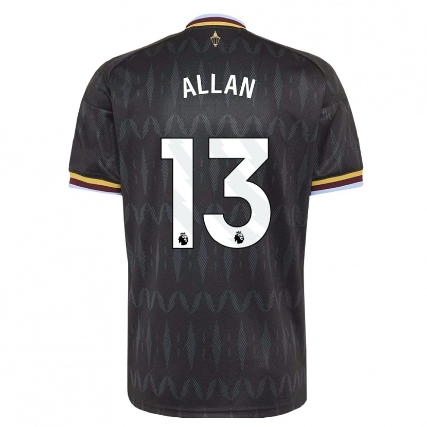 Danxen Kvinnor Jack Allan #13 Kornblå Svart Gul Bortatröja Matchtröjor 2026/27 Tröjor T-Tröja