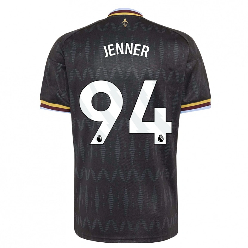 Danxen Kvinnor Max Jenner #94 Kornblå Svart Gul Bortatröja Matchtröjor 2026/27 Tröjor T-Tröja