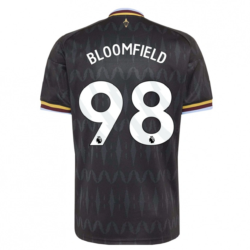 Danxen Kvinnor Teddie Bloomfield #98 Kornblå Svart Gul Bortatröja Matchtröjor 2026/27 Tröjor T-Tröja