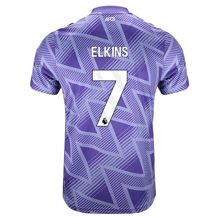 Danxen Kvinnor Elle Elkins #7 Blek Violettröd Vit Bortatröja Matchtröjor 2026/27 Tröjor T-Tröja