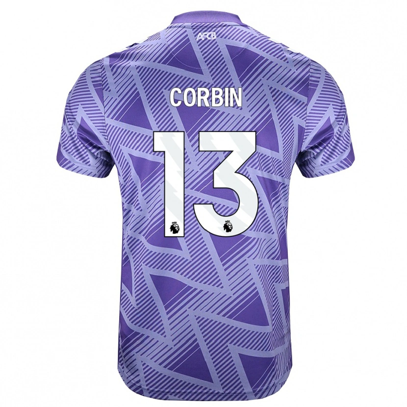 Danxen Kvinnor Helen Corbin #13 Blek Violettröd Vit Bortatröja Matchtröjor 2026/27 Tröjor T-Tröja