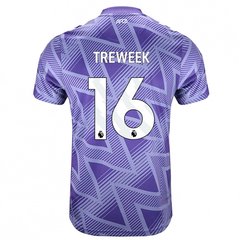 Danxen Kvinnor Jess Treweek #16 Blek Violettröd Vit Bortatröja Matchtröjor 2026/27 Tröjor T-Tröja