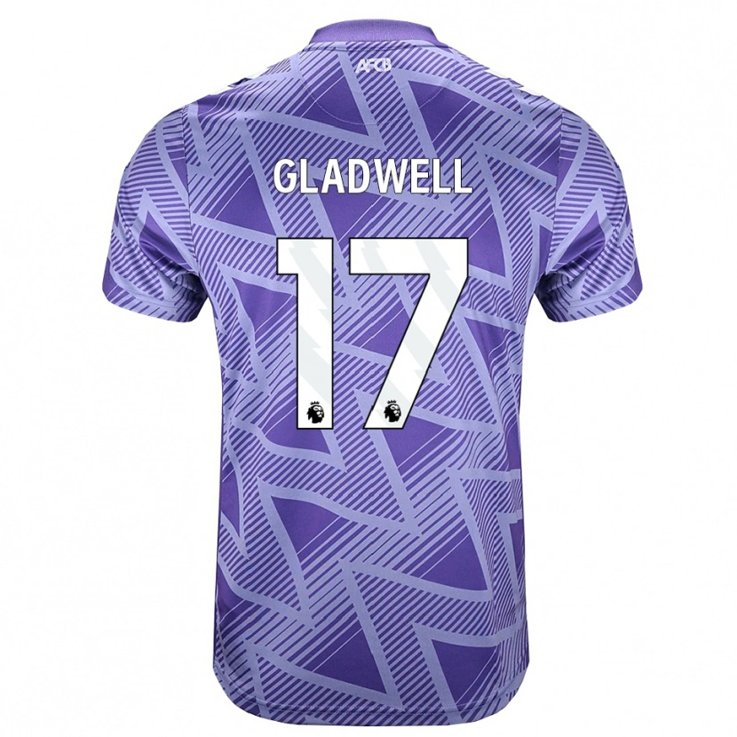 Danxen Kvinnor Molly Gladwell #17 Blek Violettröd Vit Bortatröja Matchtröjor 2026/27 Tröjor T-Tröja