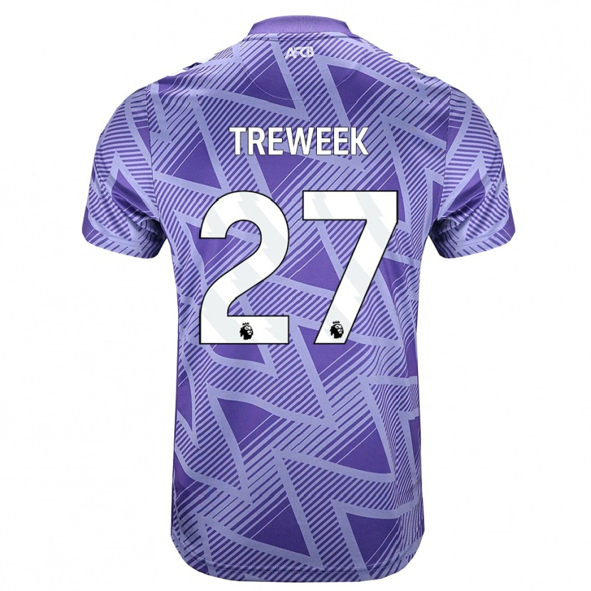 Danxen Kvinnor Amber Treweek #27 Blek Violettröd Vit Bortatröja Matchtröjor 2026/27 Tröjor T-Tröja