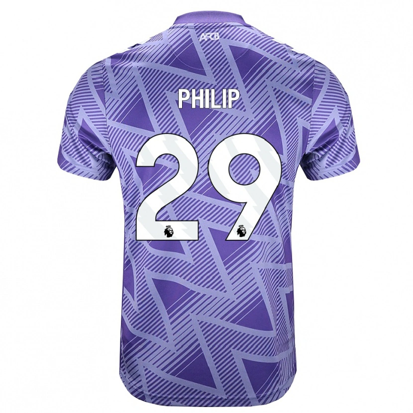 Danxen Kvinnor Philip Billing #29 Blek Violettröd Vit Bortatröja Matchtröjor 2026/27 Tröjor T-Tröja