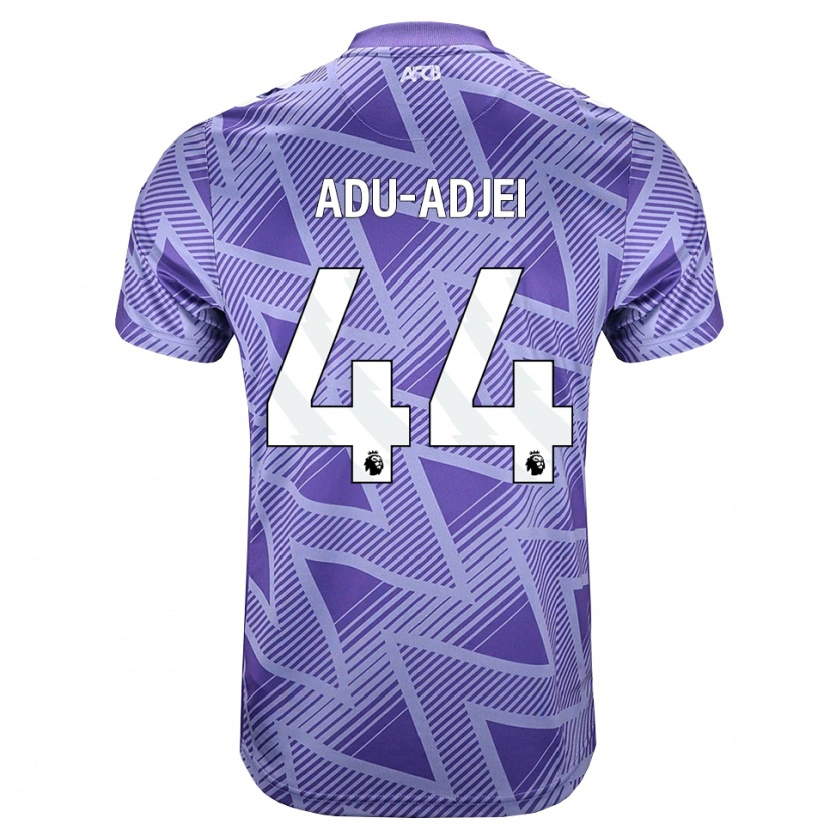 Danxen Kvinnor Daniel Adu-Adjei #44 Blek Violettröd Vit Bortatröja Matchtröjor 2026/27 Tröjor T-Tröja