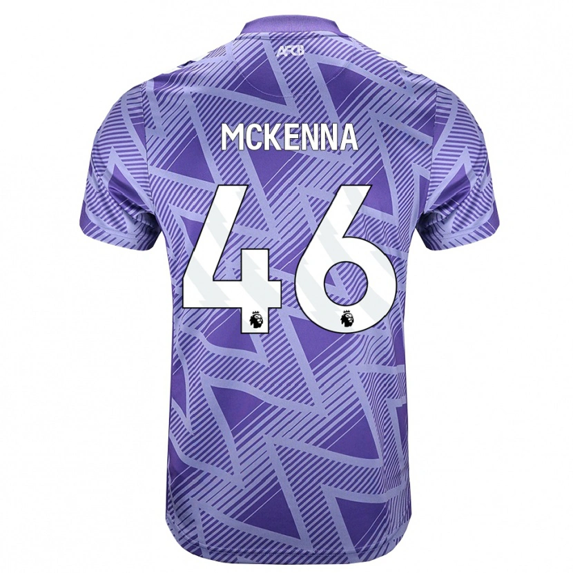 Danxen Kvinnor Callan Mckenna #46 Blek Violettröd Vit Bortatröja Matchtröjor 2026/27 Tröjor T-Tröja