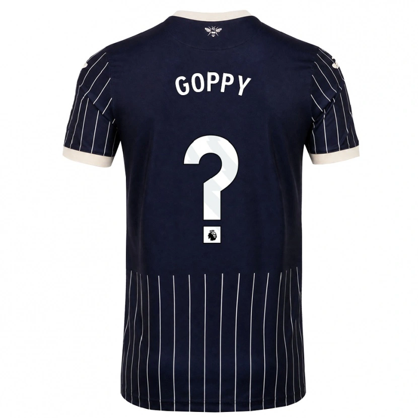 Danxen Kvinnor Amaru Goppy #0 Svart Vit Bortatröja Matchtröjor 2026/27 Tröjor T-Tröja
