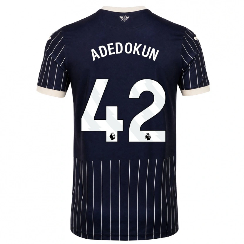 Danxen Kvinnor Val Adedokun #42 Svart Vit Bortatröja Matchtröjor 2026/27 Tröjor T-Tröja