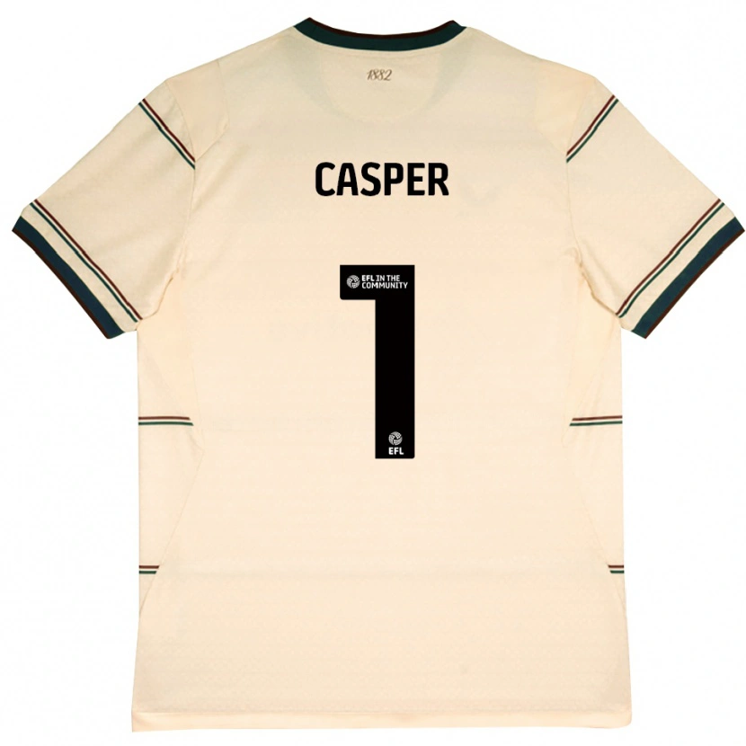Danxen Kvinnor Charlie Casper #1 Beige Vinröd Bortatröja Matchtröjor 2026/27 Tröjor T-Tröja