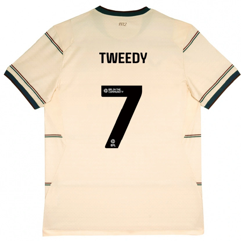 Danxen Kvinnor Tom Tweedy #7 Beige Vinröd Bortatröja Matchtröjor 2026/27 Tröjor T-Tröja