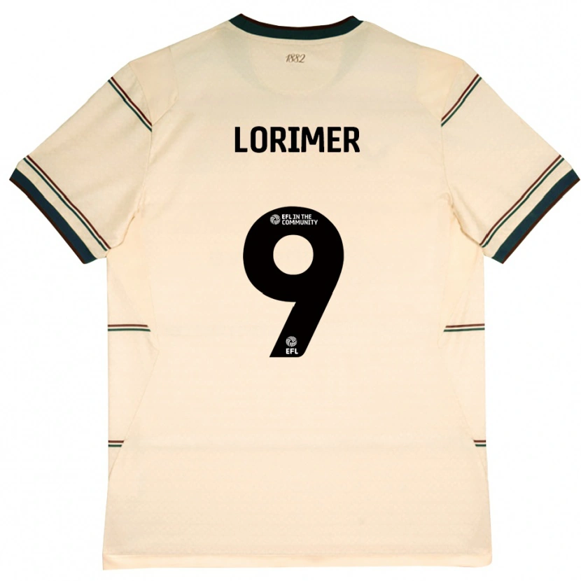 Danxen Kvinnor Archie Lorimer #9 Beige Vinröd Bortatröja Matchtröjor 2026/27 Tröjor T-Tröja