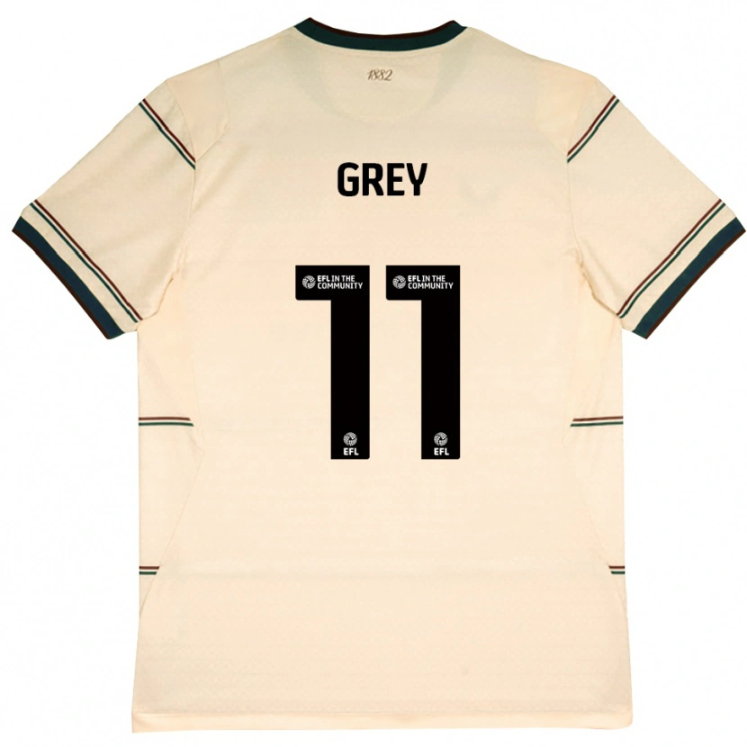 Danxen Kvinnor Anna Grey #11 Beige Vinröd Bortatröja Matchtröjor 2026/27 Tröjor T-Tröja