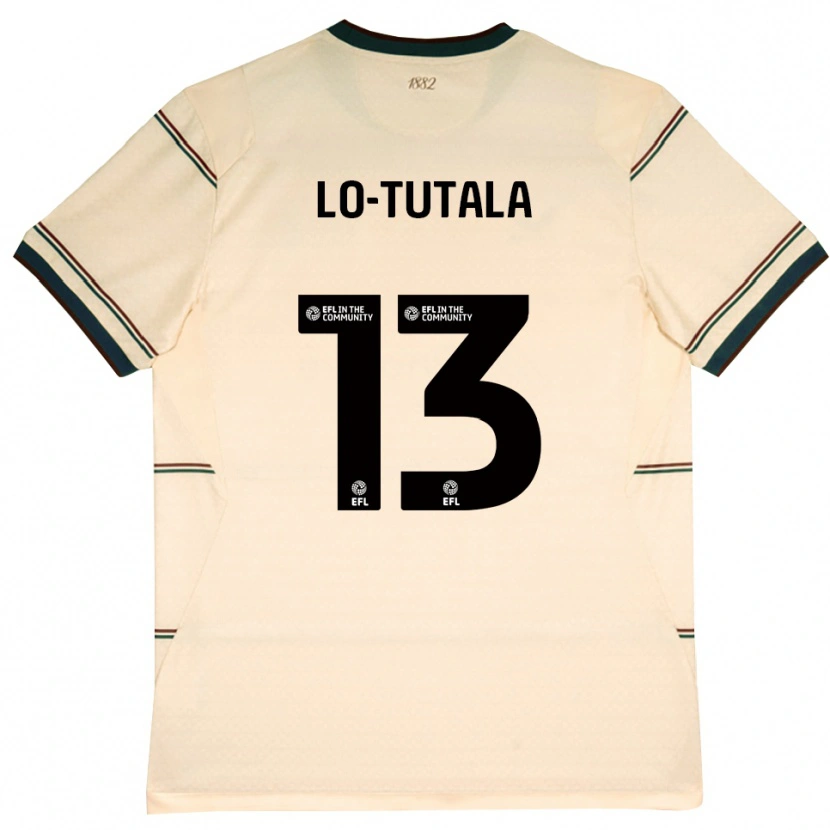 Danxen Kvinnor Johanan Lo-Tutala #13 Beige Vinröd Bortatröja Matchtröjor 2026/27 Tröjor T-Tröja
