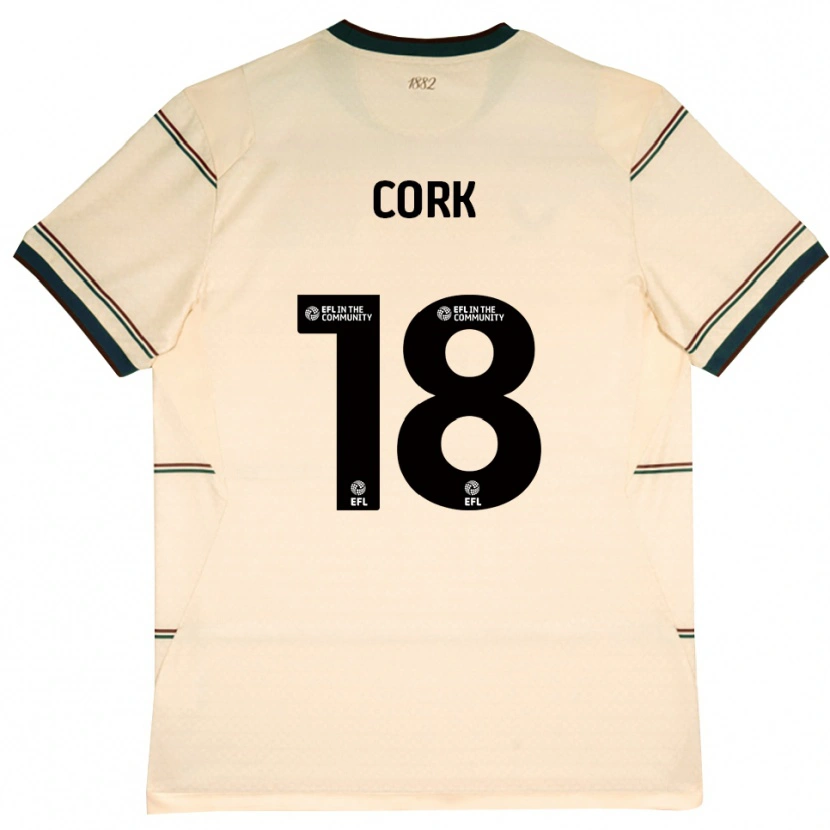 Danxen Kvinnor Jack Cork #18 Beige Vinröd Bortatröja Matchtröjor 2026/27 Tröjor T-Tröja
