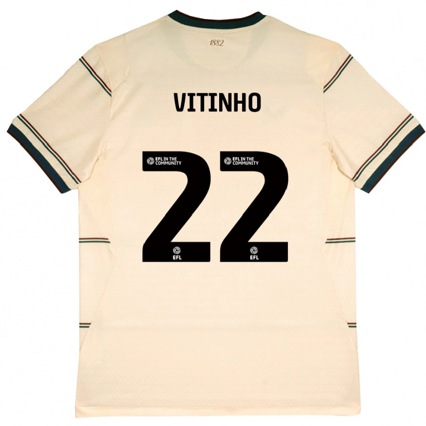 Danxen Kvinnor Vitinho #22 Beige Vinröd Bortatröja Matchtröjor 2026/27 Tröjor T-Tröja