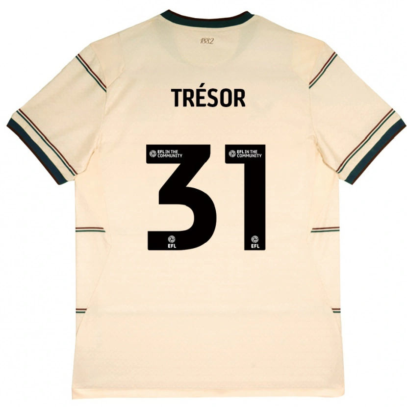 Danxen Kvinnor Mike Tresor #31 Beige Vinröd Bortatröja Matchtröjor 2026/27 Tröjor T-Tröja