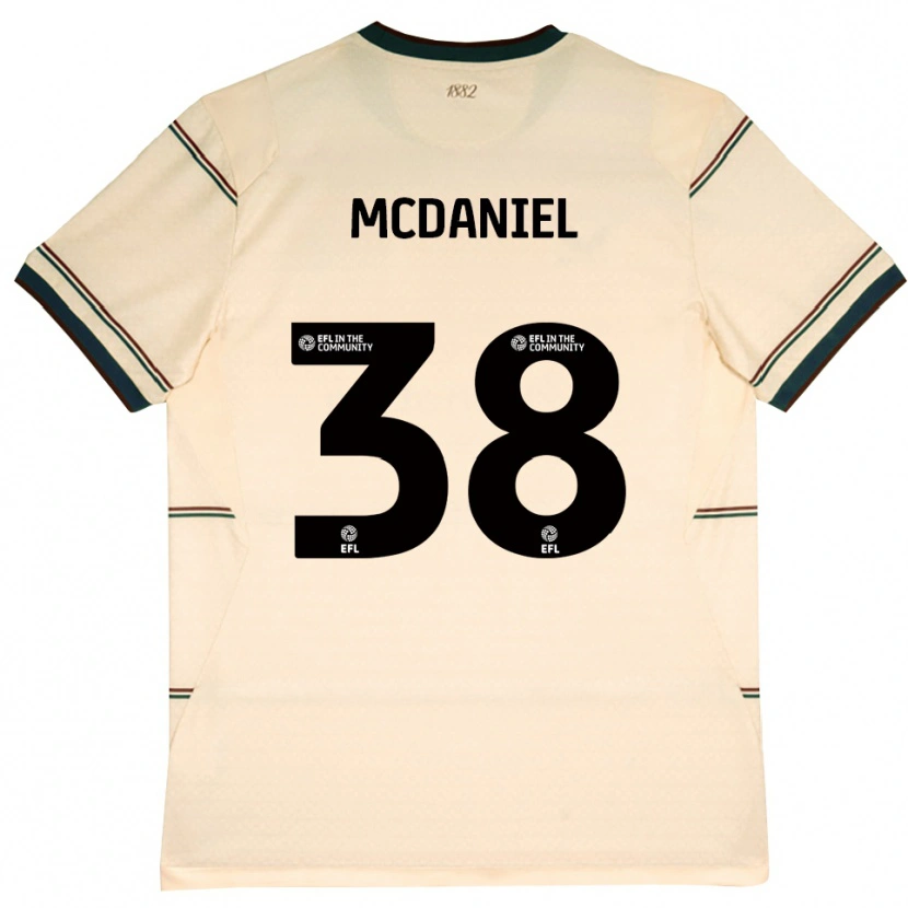 Danxen Kvinnor Louise Mcdaniel #38 Beige Vinröd Bortatröja Matchtröjor 2026/27 Tröjor T-Tröja