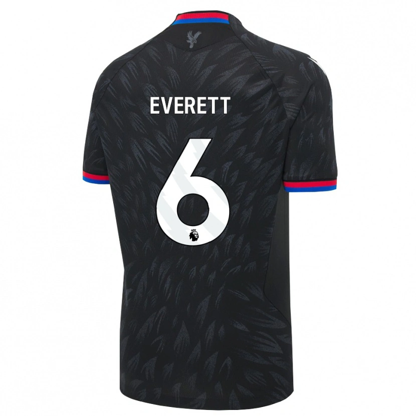 Danxen Kvinnor Aimee Everett #6 Svart Blå Röd Bortatröja Matchtröjor 2026/27 Tröjor T-Tröja