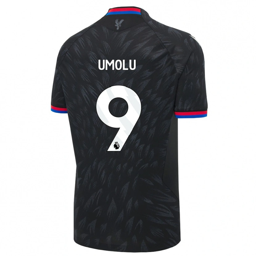 Danxen Kvinnor Jemiah Umolu #9 Svart Blå Röd Bortatröja Matchtröjor 2026/27 Tröjor T-Tröja