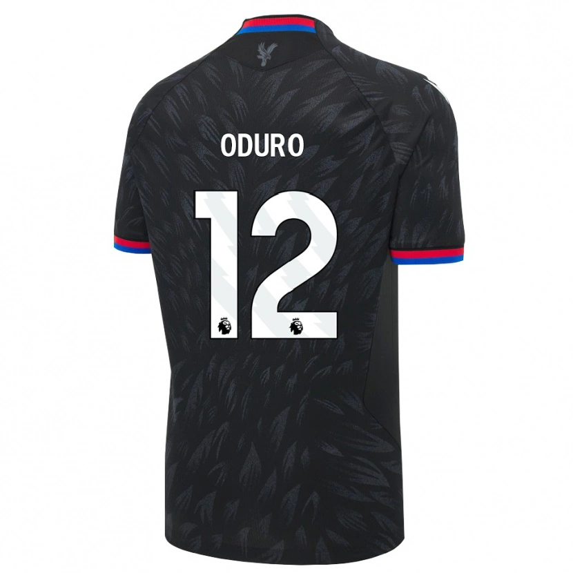 Danxen Kvinnor Stuart Oduro #12 Svart Blå Röd Bortatröja Matchtröjor 2026/27 Tröjor T-Tröja