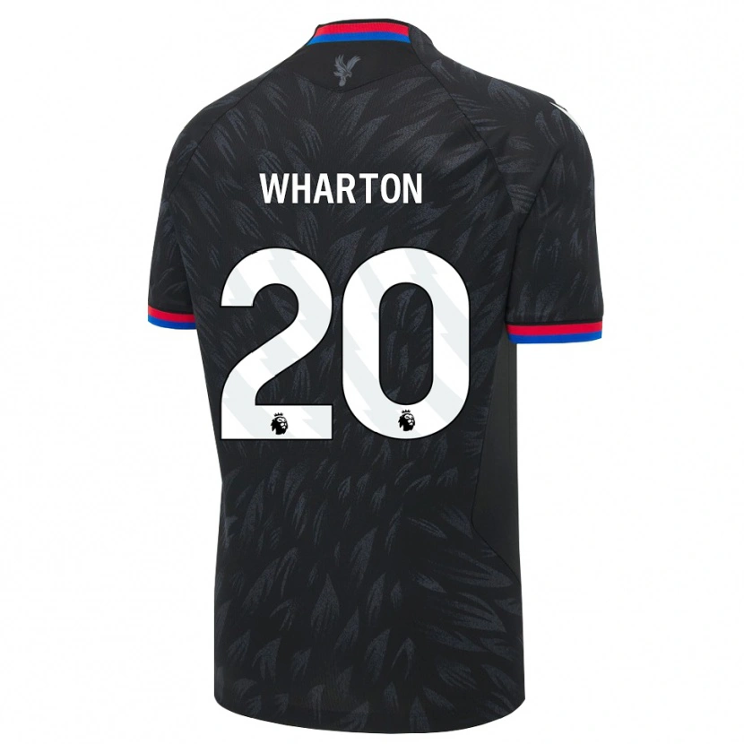 Danxen Kvinnor Adam Wharton #20 Svart Blå Röd Bortatröja Matchtröjor 2026/27 Tröjor T-Tröja