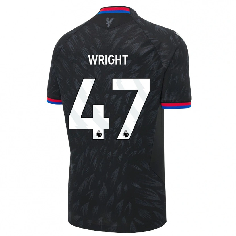 Danxen Kvinnor Annis-Clara Wright #47 Svart Blå Röd Bortatröja Matchtröjor 2026/27 Tröjor T-Tröja