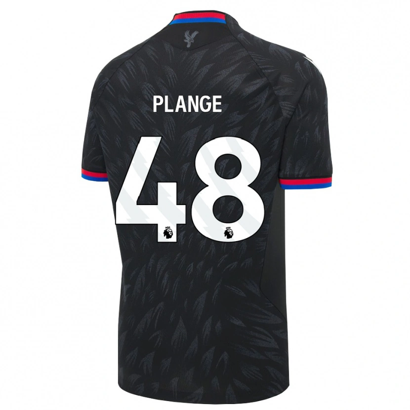 Danxen Kvinnor Luke Plange #48 Svart Blå Röd Bortatröja Matchtröjor 2026/27 Tröjor T-Tröja