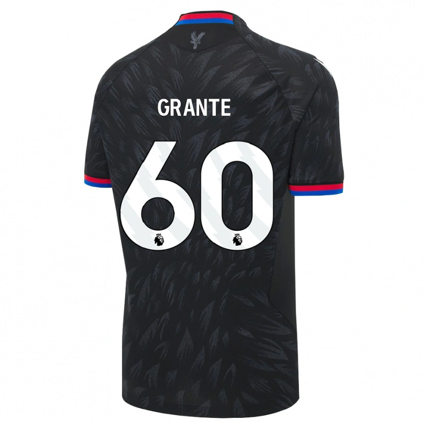 Danxen Kvinnor Jake Grante #60 Svart Blå Röd Bortatröja Matchtröjor 2026/27 Tröjor T-Tröja
