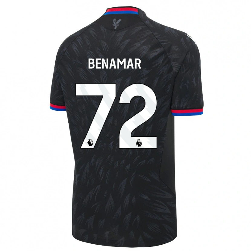 Danxen Kvinnor Dean Benamar #72 Svart Blå Röd Bortatröja Matchtröjor 2026/27 Tröjor T-Tröja