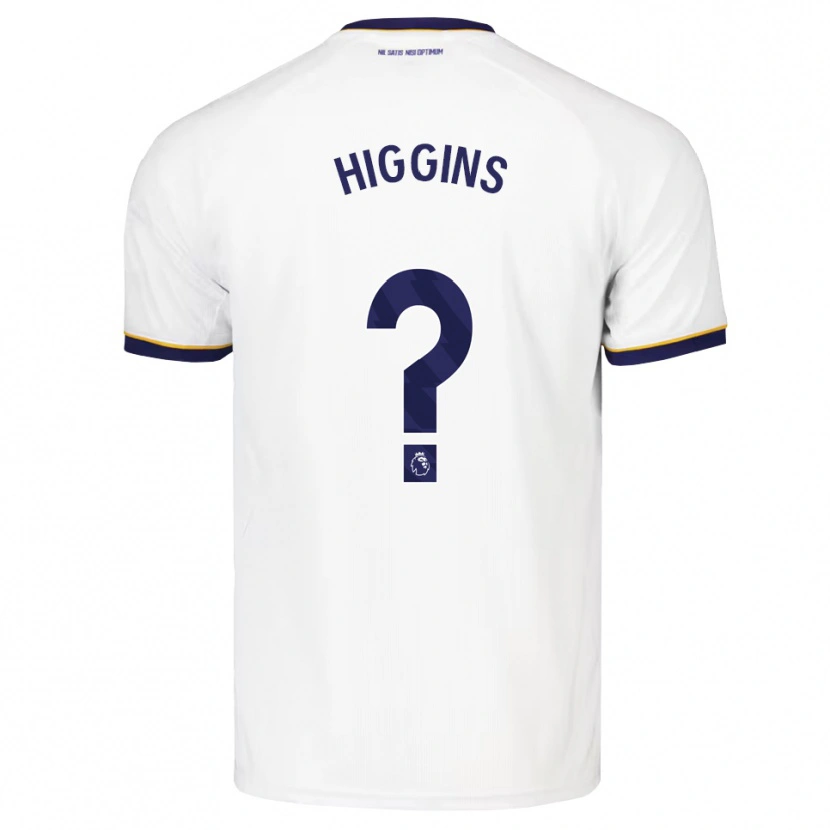 Danxen Kvinnor Liam Higgins #0 Midnattsblå Vit Gul Bortatröja Matchtröjor 2026/27 Tröjor T-Tröja